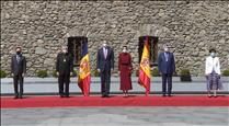 Els reis d'Espanya comencen la visita al Principat a la Casa de la Vall