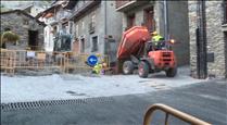 La remodelació del carrer Major de Canillo podria acabar abans del previst