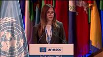 Riva destaca a la UNESCO la importància de l'educació i la cultura per lluitar contra l'exclusió social
