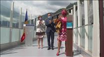 Rosa Ferrer dona nom a la passarel·la entre la plaça del Poble i el carrer de la Vall