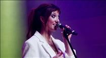 Sara Núñez posa dempeus l'Auditori Nacional en el seu primer concert a Andorra després de la pandèmia