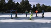 Satisfacció entre els esquiadors a Naturland tot i la poca neu