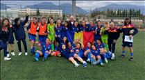 La selecció femenina sub-16 supera Moldàvia als penals al Torneig de Desenvolupament 