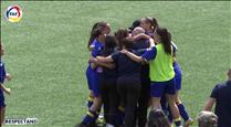 La selecció femenina sub-19 guanya Armènia (3-1) i acaba segona al Preeuropeu