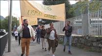 Uns setanta professors del Lycée es manifesten per la pèrdua d'espais cedits al Futbol Club Andorra