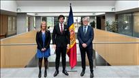 Els síndics reben a l'ambaixador de França a Andorra al Consell General
