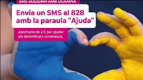 L'SMS solidari d'Andorra Telecom recapta més de 13.000 euros per Ucraïna el primer mes