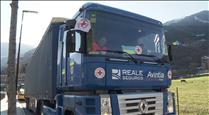 El tercer comboi de la Creu Roja torna cap Andorra després de descarregar l'ajuda humanitària a Polònia 