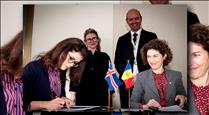 Ubach i la seva homòloga islandesa signen el conveni de no doble imposició