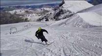 Verdú, de nou sobre els esquís a la glacera d'Stelvio
