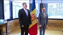 El vicepresident de la Comissió Europea i màxim responsable polític de la negociació per a l'acord amb la UE visita Andorra