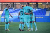 Victòria del FC Andorra contra el Barça Atlètic (0-1)