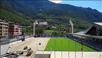 Vídeo: la transformació de l'Estadi Nacional per a l'estrena del FC Andorra a casa