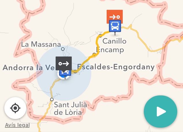 Arriba a Andorra una aplicació gratuïta per consultar els horaris dels autobusos