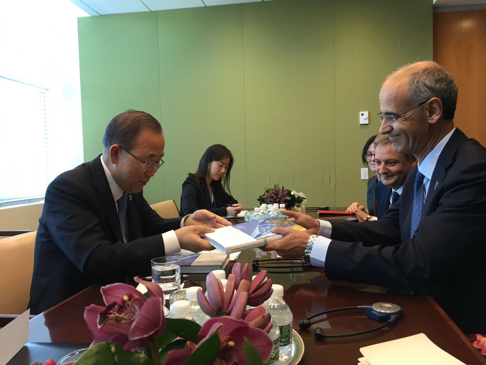 Martí expressa a Ban Ki-moon el compromís d'Andorra amb les polítiques internacionals