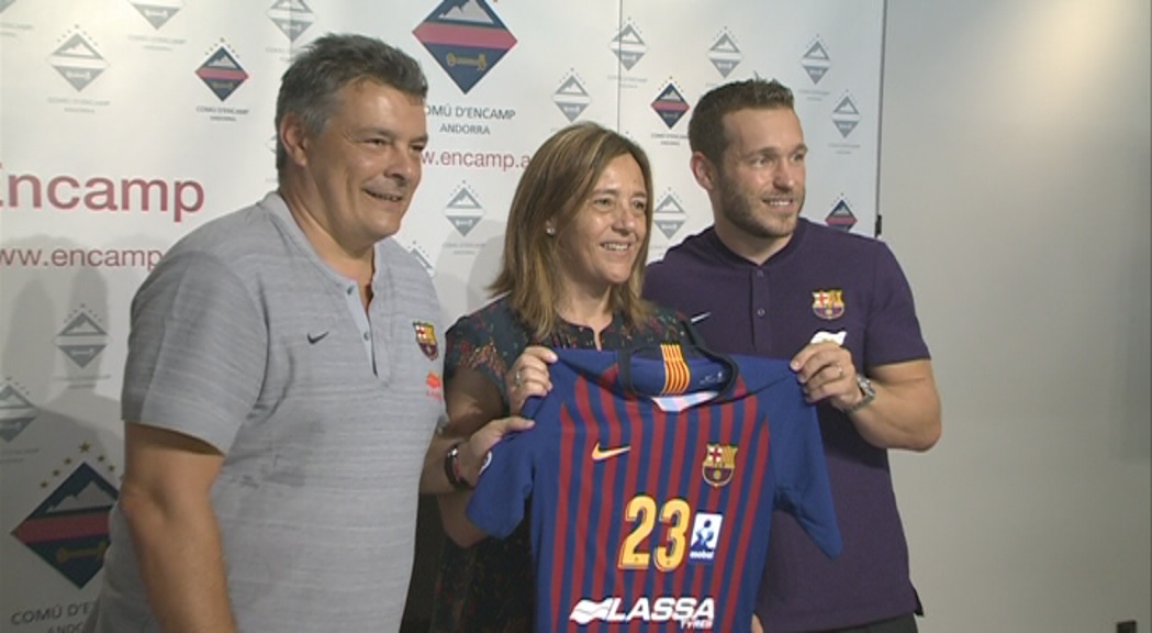 Xavi Pascual anuncia a Encamp canvis de filosofia en el nou Barça d'handbol