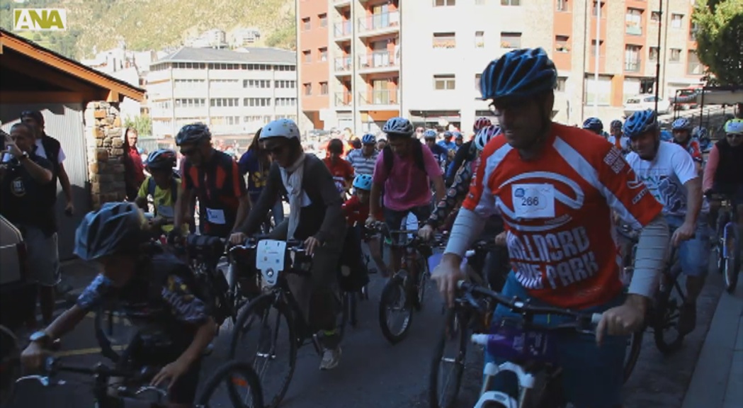 La Bicicletada promou l'ús del transport sostenible a Encamp