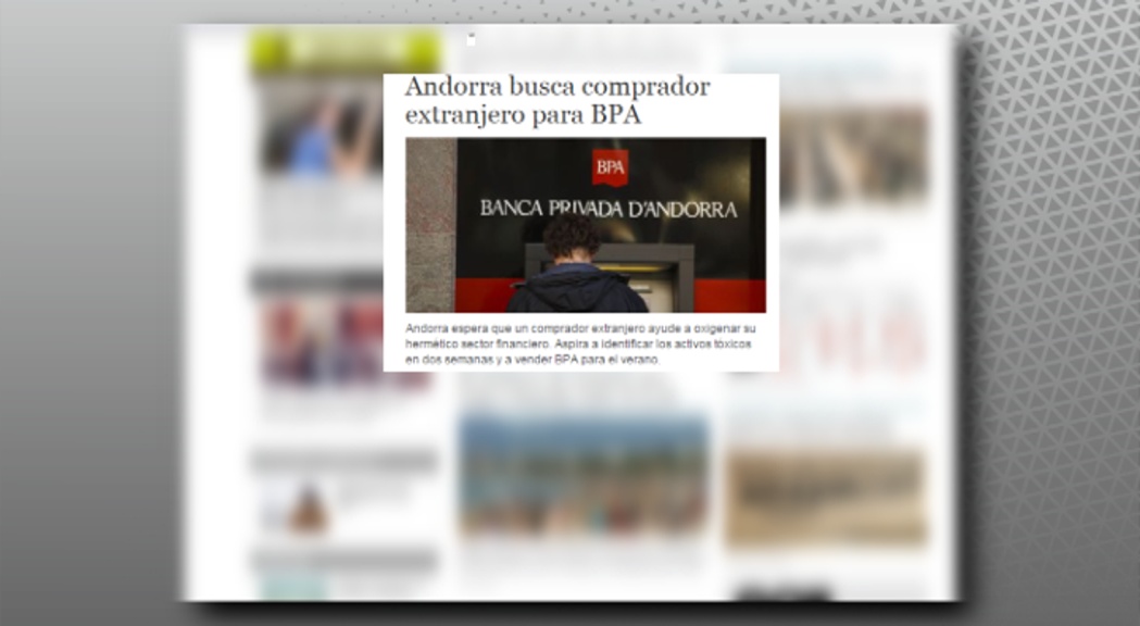 Un banc espanyol, interessat en BPA
