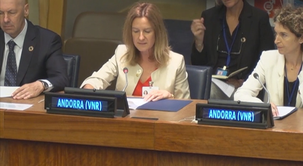Calvó i Ubach defensen a l'ONU el compromís d'Andorra amb el desenvolupament sostenible