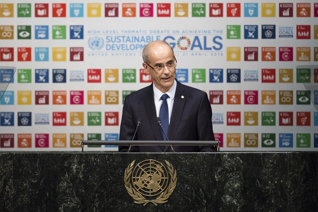 Martí intervé a l'ONU en el debat temàtic d'alt nivell per l'assoliment dels objectius de desenvolupament sostenible