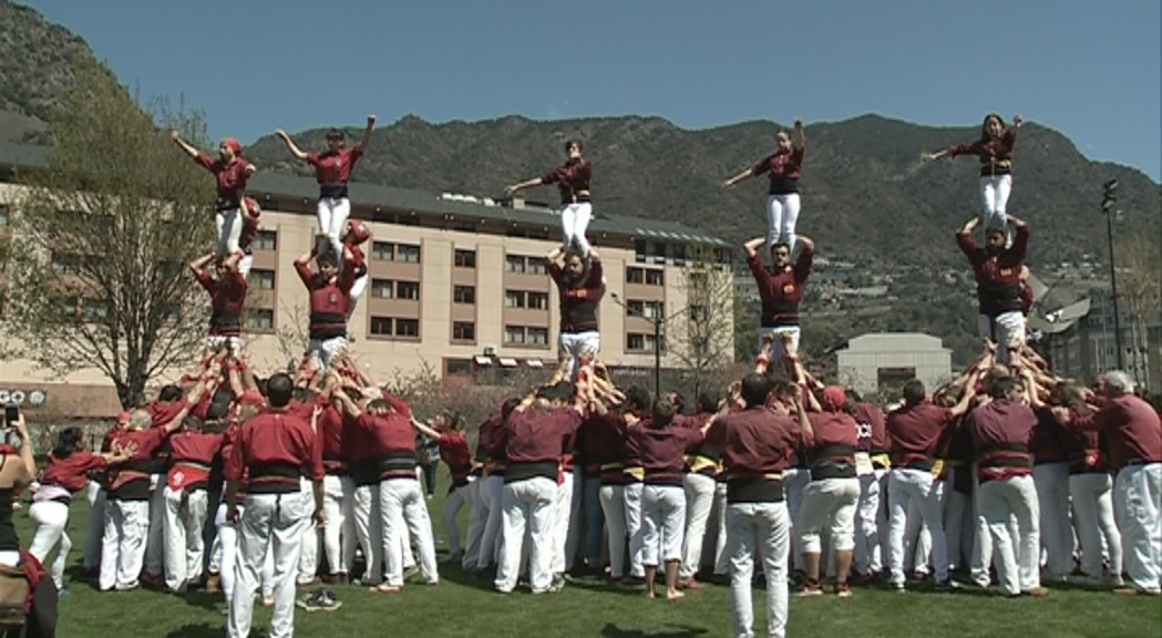 Tercer aniversari del bateig dels Castellers d'Andorra