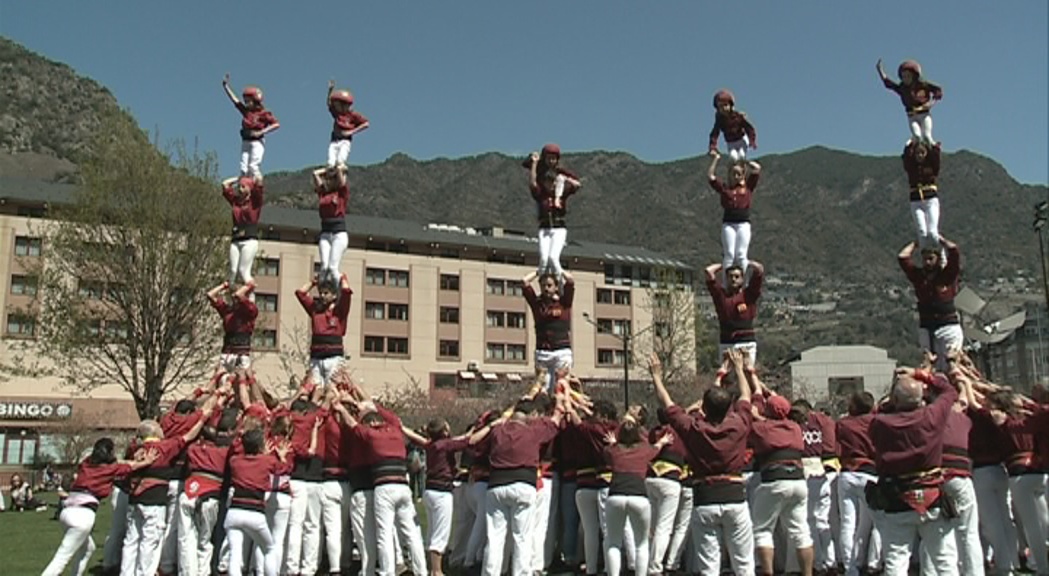 Els Castellers d'Andorra faran vuit actuacions fora del país