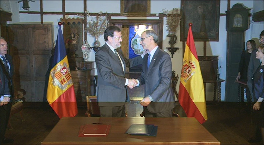 Andorra i Espanya ja han signat el conveni per evitar la doble imposició