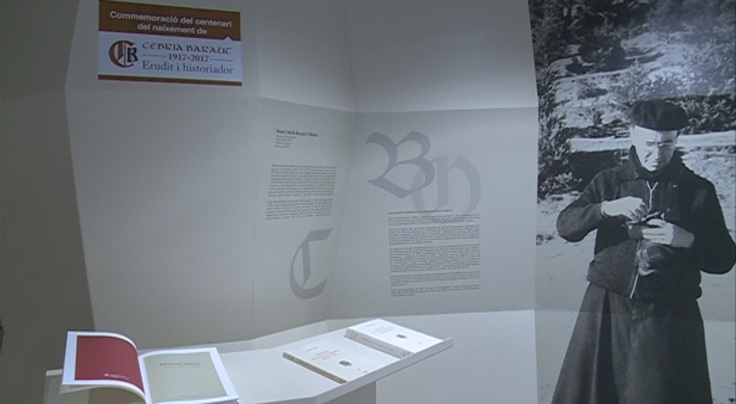Exposició per commemorar el centenari del naixement de Cebrià Baraut