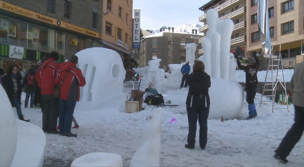 El concurs d'escultures de neu del Pas de la Casa es dedicarà als refugiats