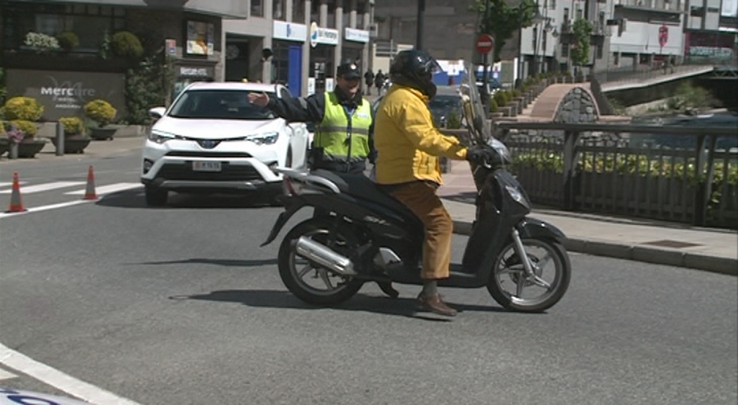 Sancionats 90 motociclistes per imprudències i faltes en la campanya de la policia