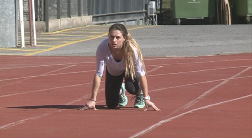 Cristina Llovera obté el récord d'Andorra en 200 metres llisos