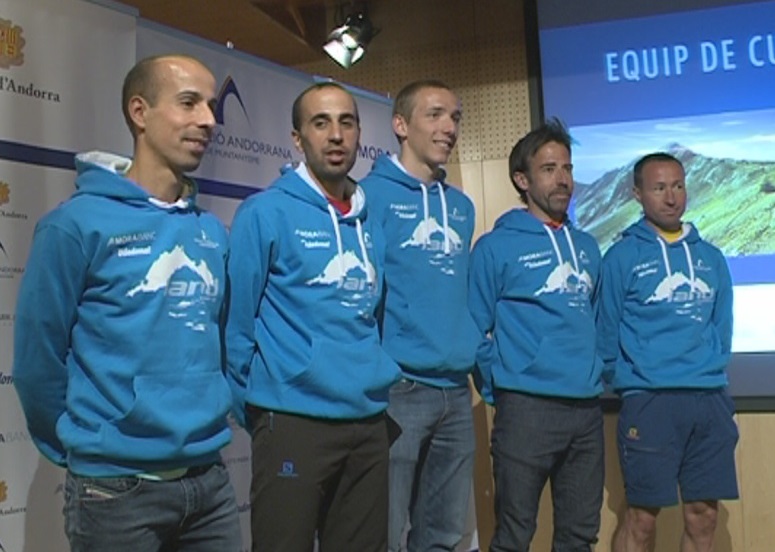 Cinc corredors per a l'equip nacional de curses de muntanya