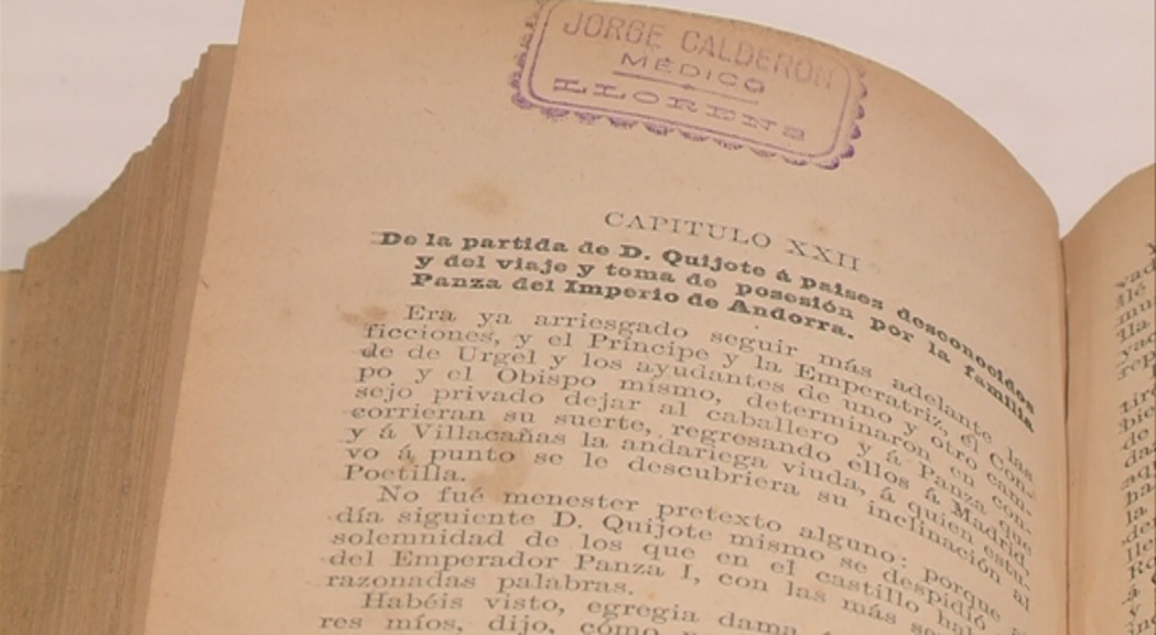 Una exposició amb diverses edicions del Quixot commemora els 400 anys de la mort de Cervantes
