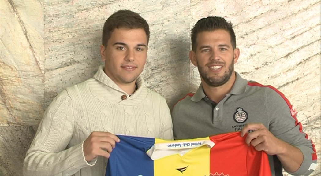 Patet i Albert Moñino, a punt pel debut amb l'FC Andorra