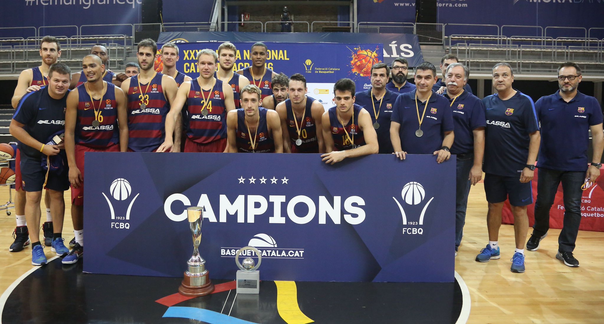 El Barça Lassa es proclama campió de la Lliga Catalana de bàsquet