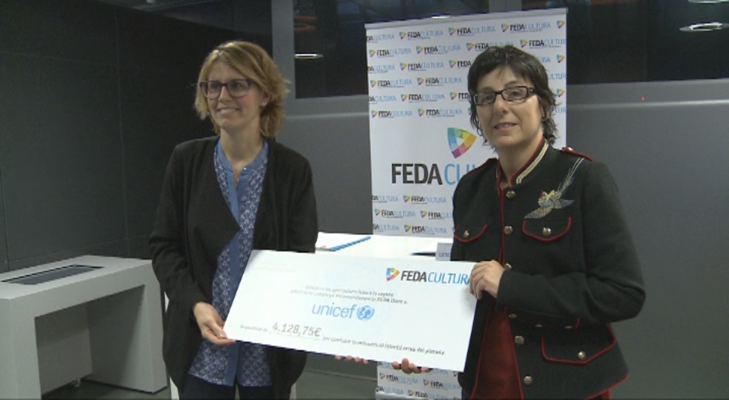 FEDA recapta més de 4.000 euros en benefici d'UNICEF