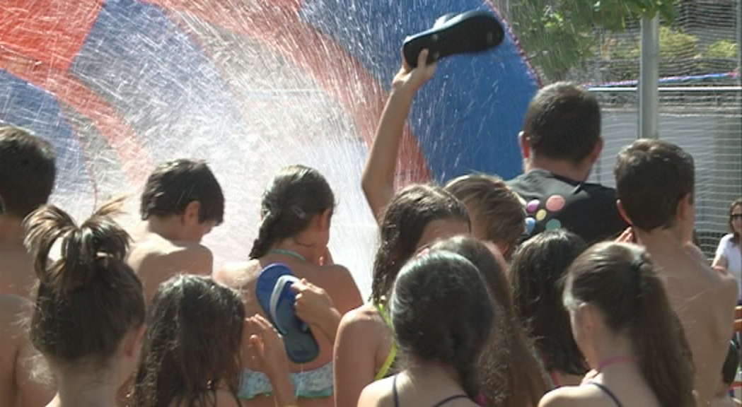 Els jocs d'aigua protagonitzen el tercer dia de festa major a Escaldes-Engordany