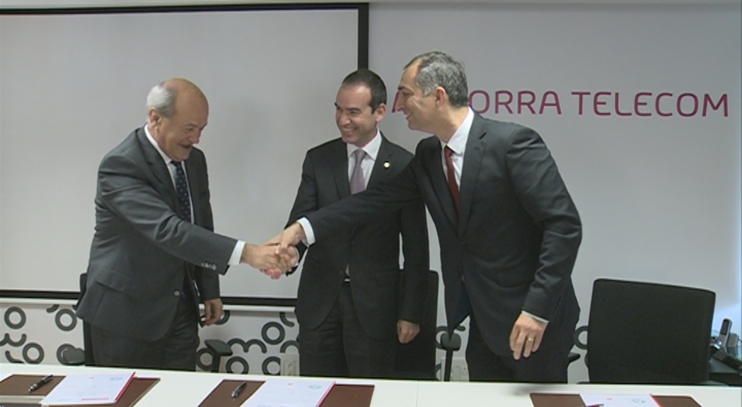 Andorra disposarà de més capacitat de fibra òptica per l'acord amb França