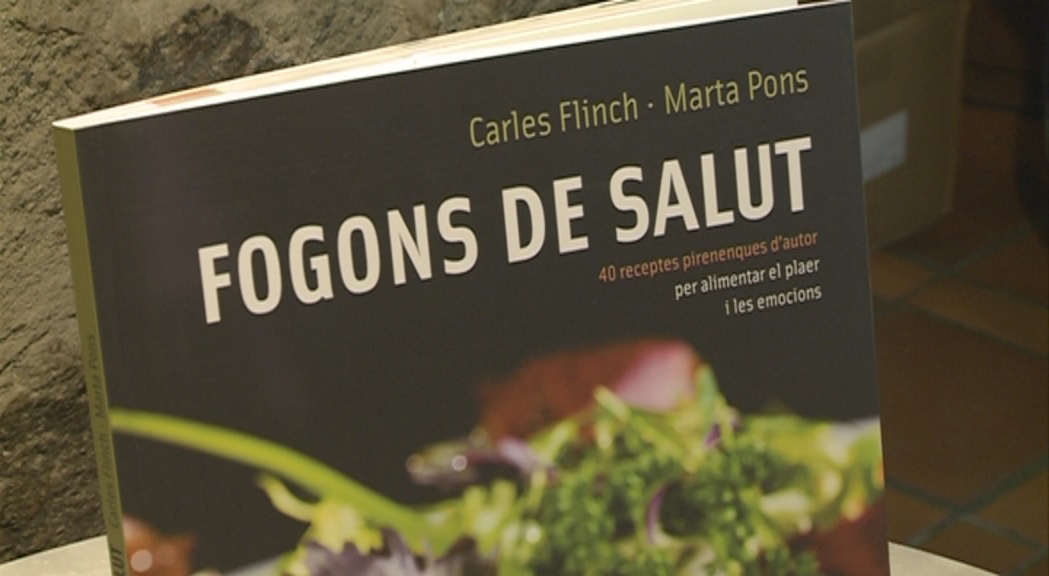 Carles Flinch i Marta Pons presenten el llibre "Fogons de salut"