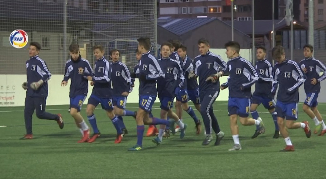 La sub-16 de futbol empata amb Malta al Torneig de Desenvolupament