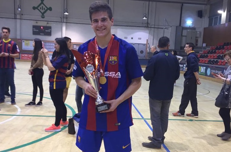 Gerard Miquel es proclama campió de Catalunya júnior d'hoquei patins amb el Barça