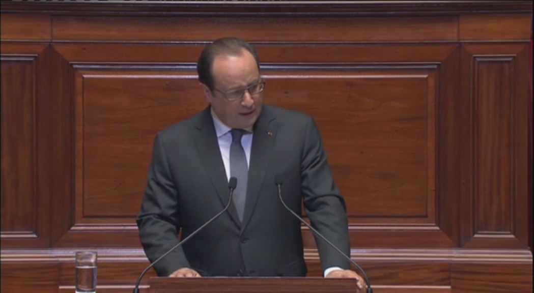 Hollande recomana als andorrans que no girin l'esquena a Europa