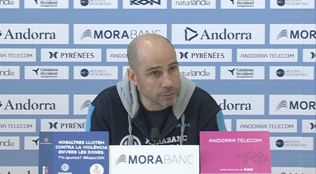 Peñarroya abans del duel a Bilbao: "Hem de ser sòlids i estar preparats"
