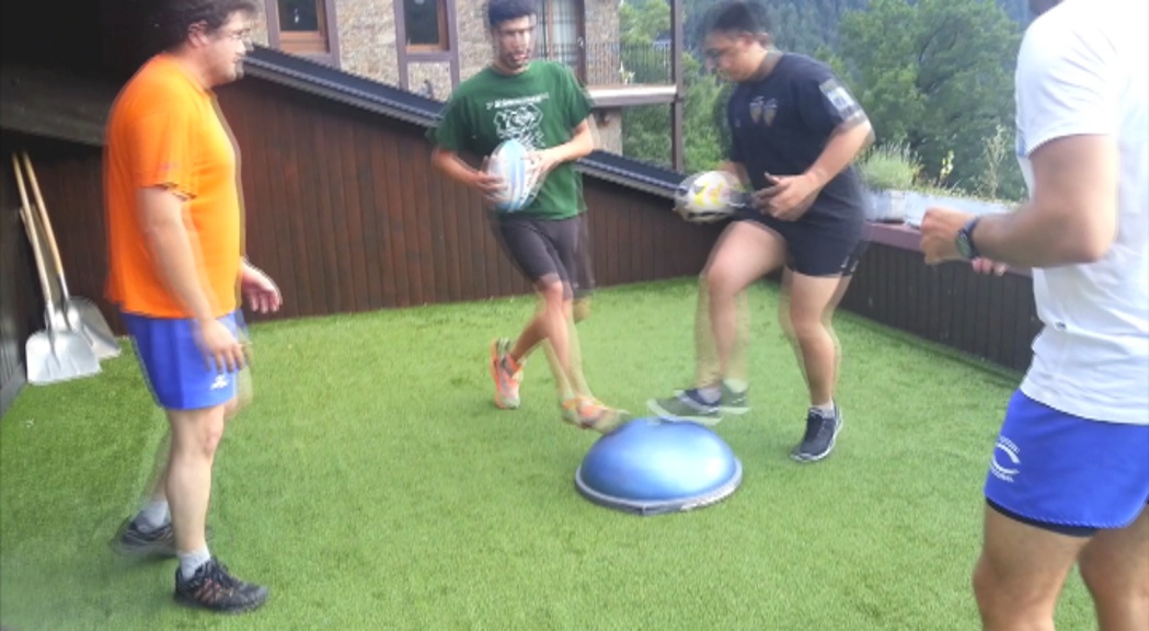 Els jugadors de rugbi treballen amb un nou mètode per prevenir lesions