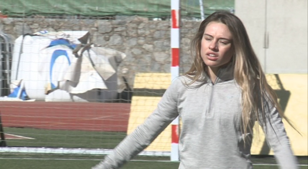 Cristina Llovera bat el rècord d'Andorra en 60 metres al Campionat d'Espanya sub-23 de pista coberta