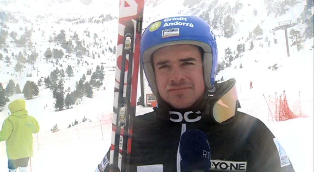 Hinterreitner i Oliveras es proclamen campions d'Andorra de supergegant