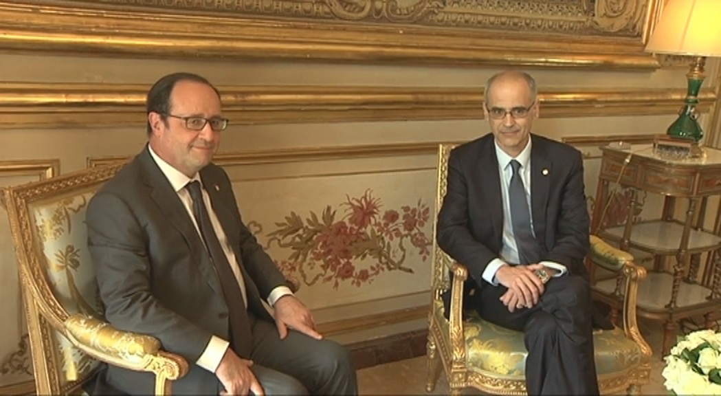 El cap de Govern es reunirà amb Hollande a París el 25 d'octubre per l'acord duaner