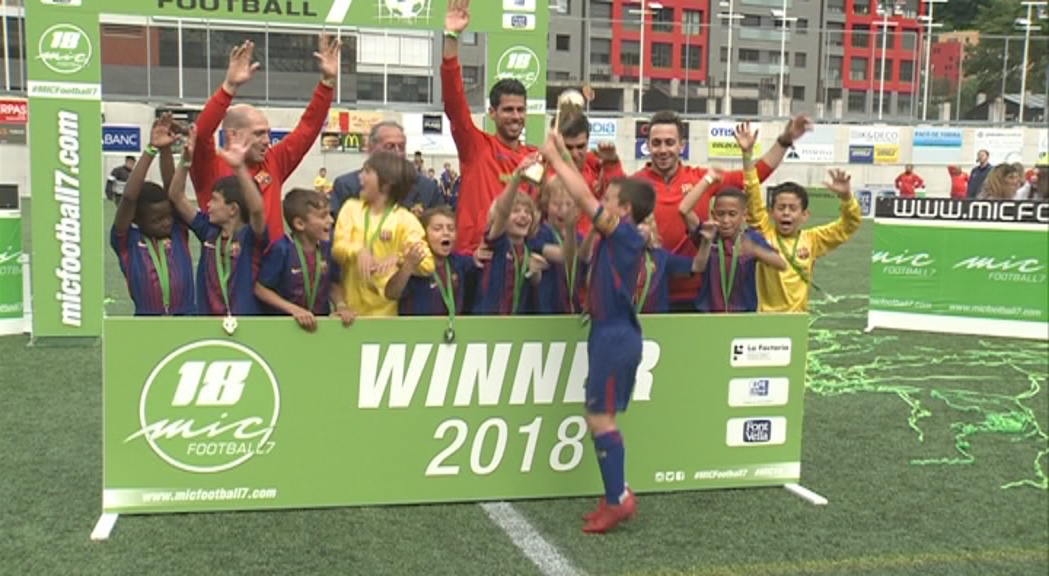 El Barça, l'Espanyol i el València guanyen les finals del MIC Football 7