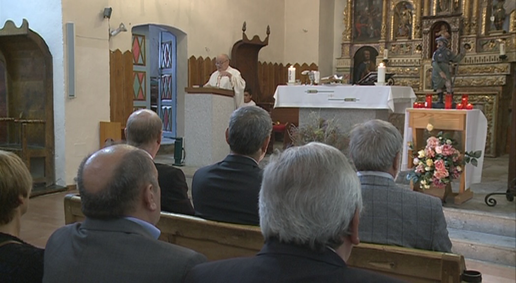 Canillo commemora la Diada de Sant Roc amb una missa a Sant Serni