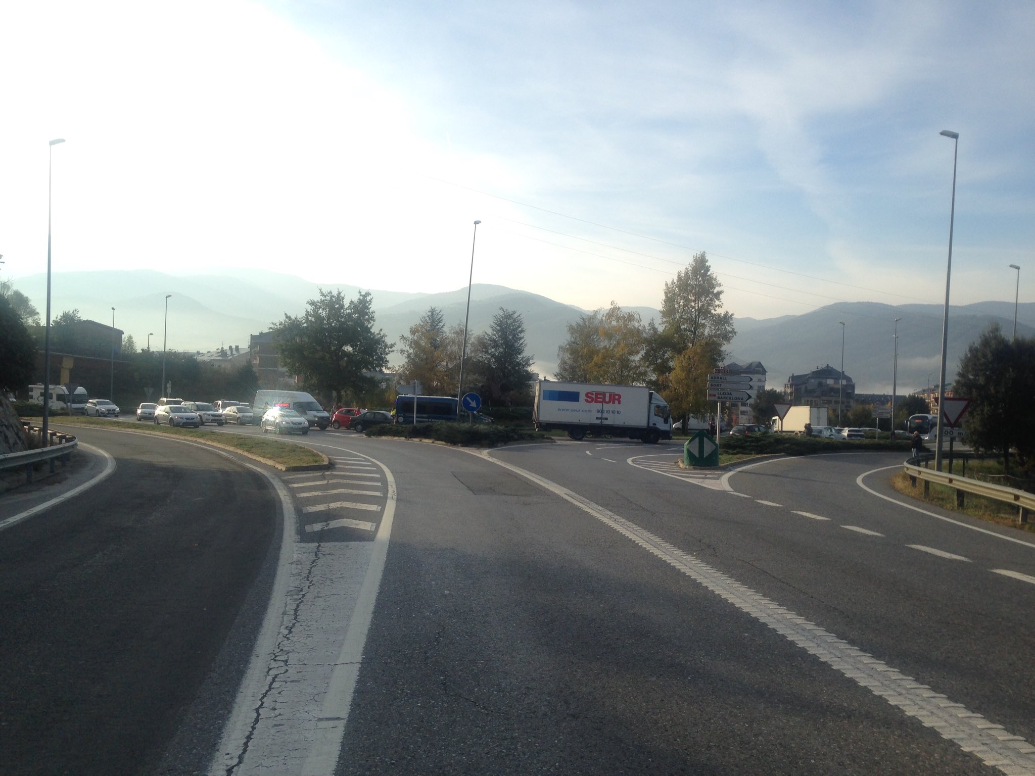 Afectacions del trànsit a l'Alt Urgell aquest divendres pel pas de la Volta a Catalunya